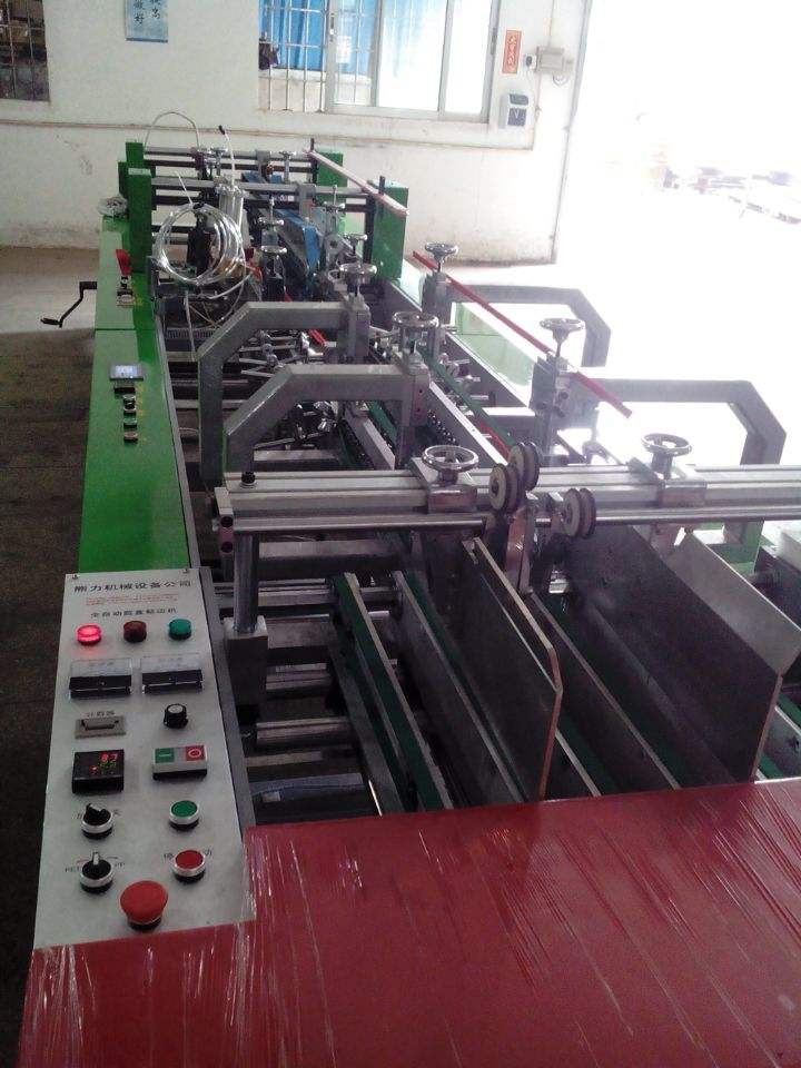 Box gluing equipment