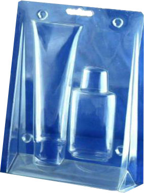Clear standing formed package